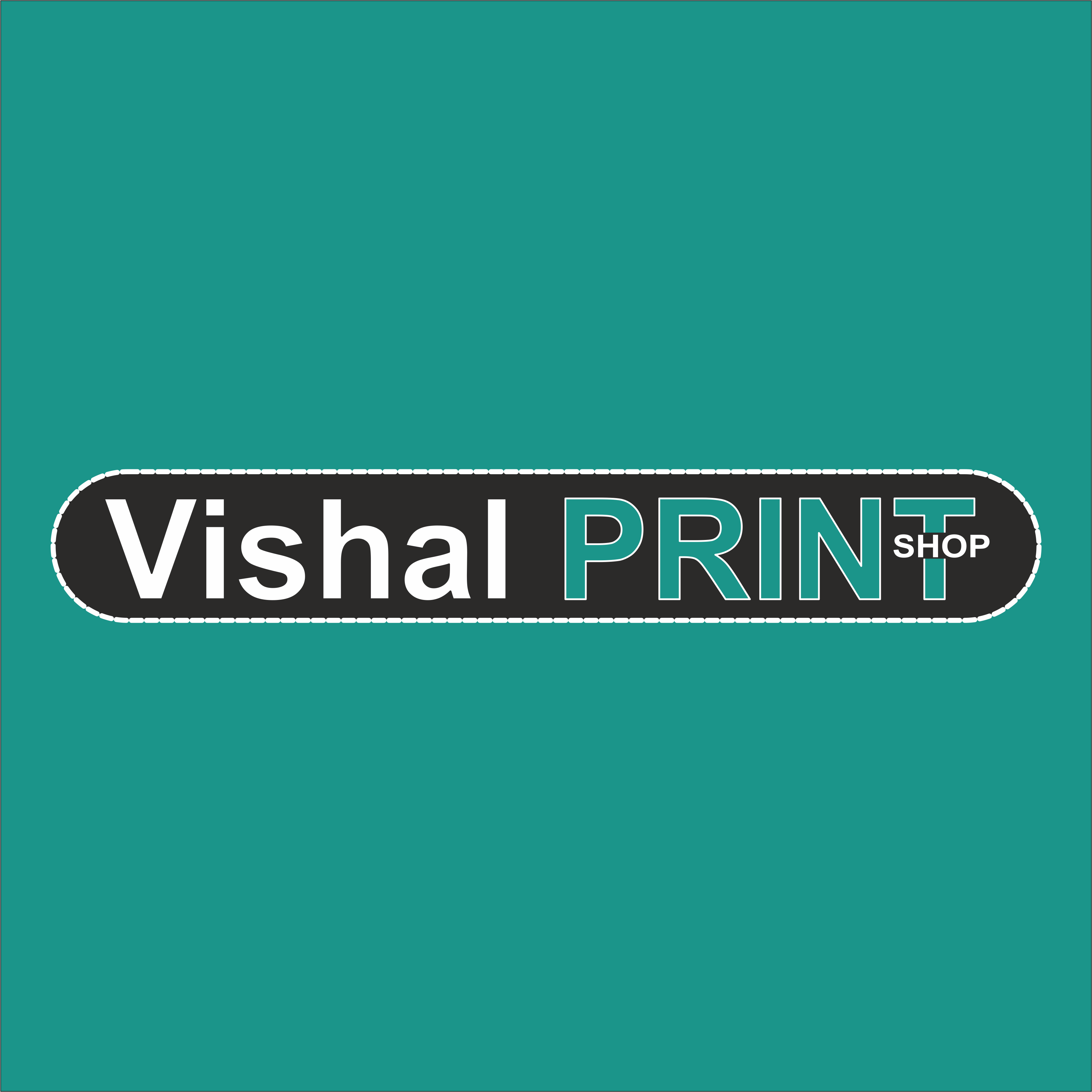 Vishal PRINT Shop Logo